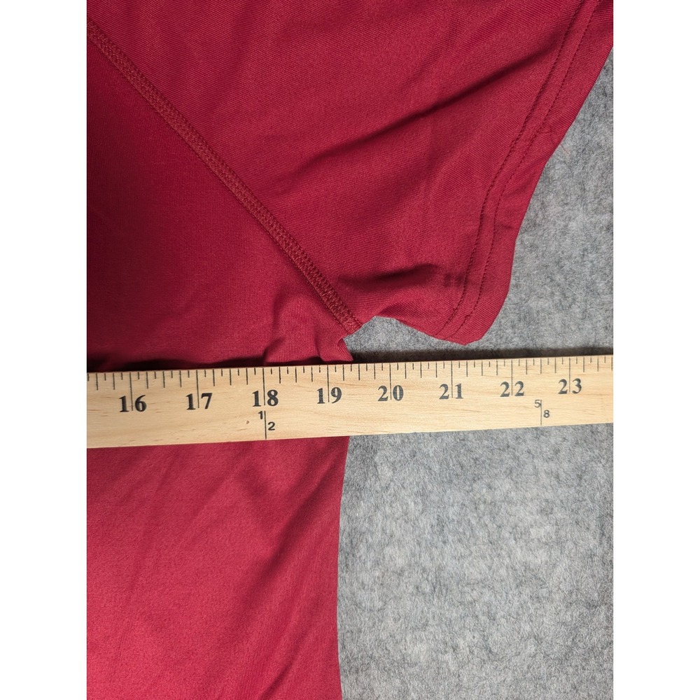 Under Armour Oklahoma Sooners HeatGear Crimson‎ Red Graphic Athletic T-Shirt XL - Picture 8 of 11